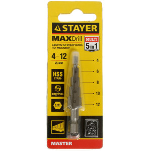 Сверло ступенчатое STAYER 29660-4-12-5 5062151