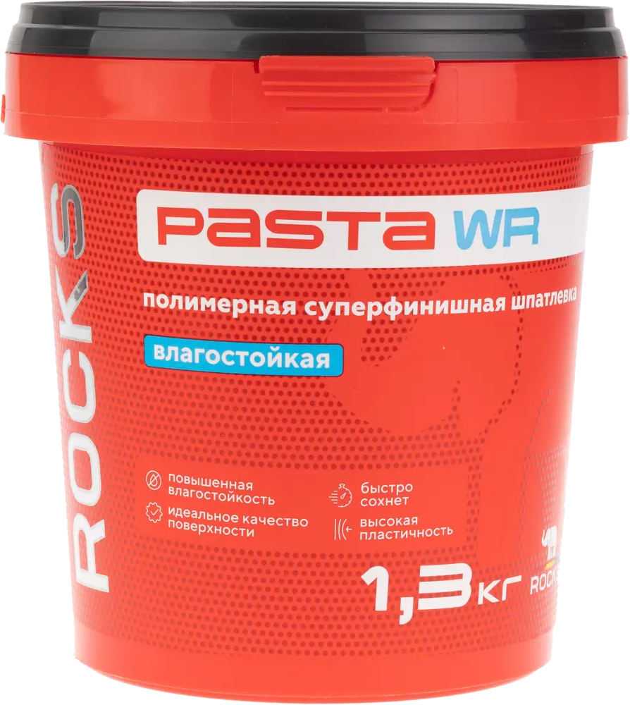 Суперфинишная акриловая шпаклевка Rocks Pasta WR для идеального выравнивания поверхностей 86533907