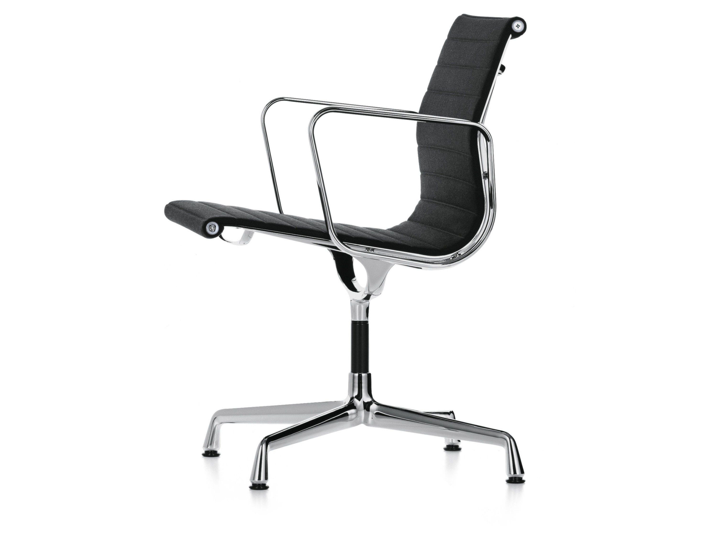 Тканевый стул с подлокотниками VITRA Eames Aluminium Group ARCH-00094304 - Вид №1