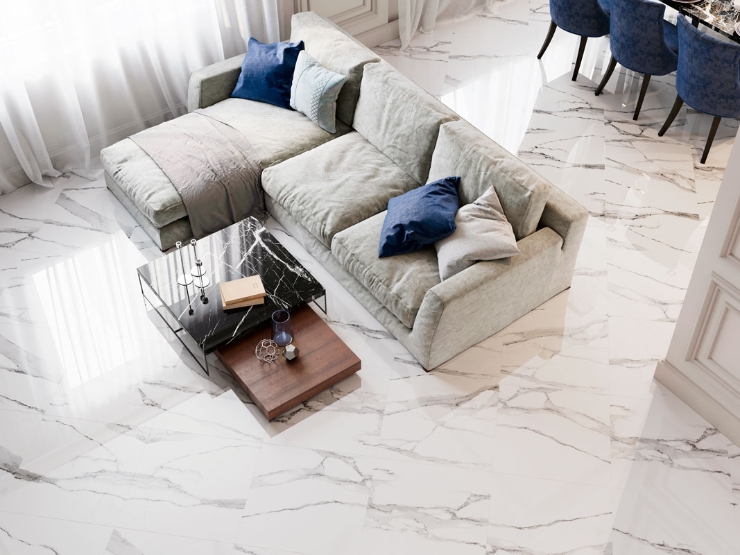 Oasis MILOS STATUARIO — Элегантность мрамора в вашем доме STP-ST461 INCOLOR - Вид №7