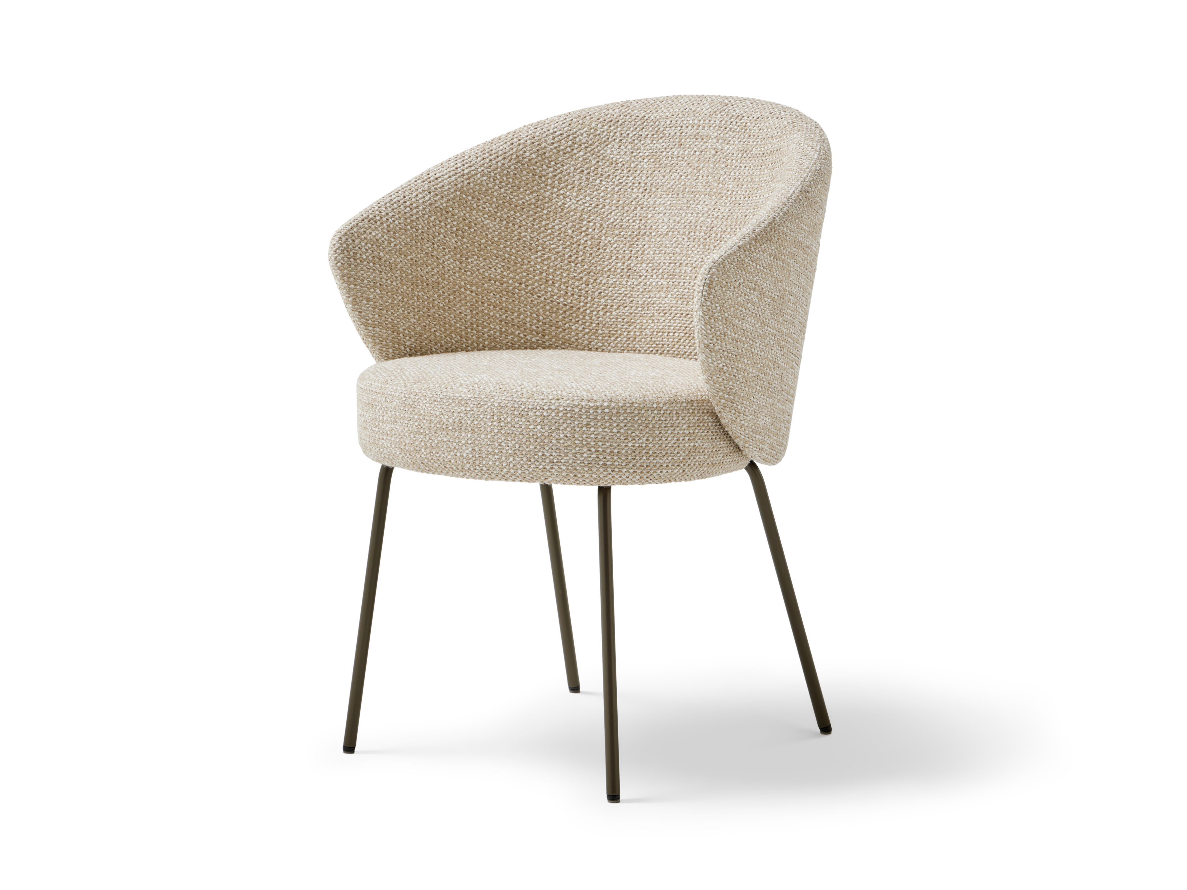 Тканевый стул с подлокотниками MOBLIBERICA GAVI ARCH-00130324