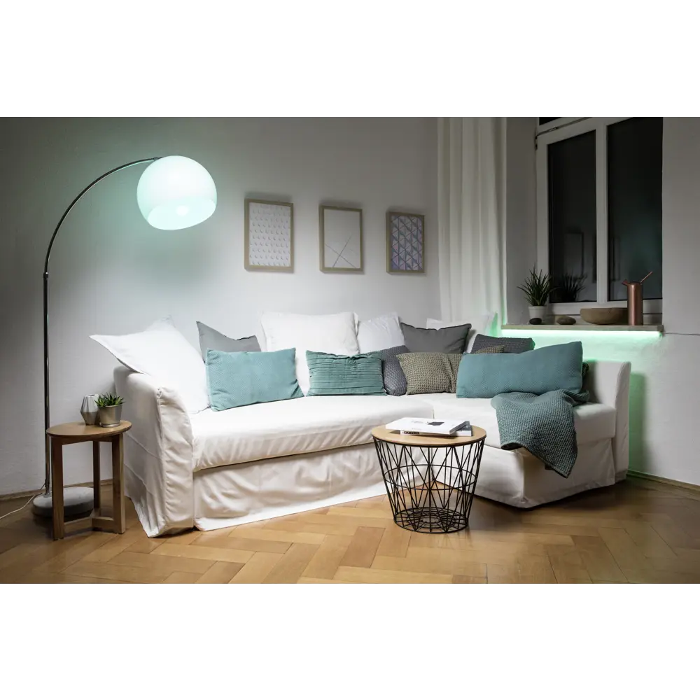 Лампа умная светодиодная Wi-Fi Ledvance Smart Plus E27 220-240 В 14 Вт груша матовая 1521 лм, изменение цвета RGB STLM-2162084 - Вид №10