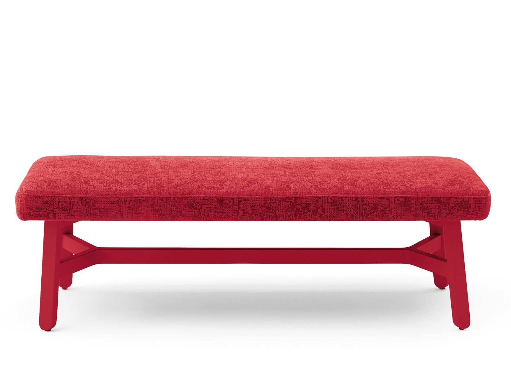 Мягкая скамейка из бука Billiani круассан ARCH-00143357