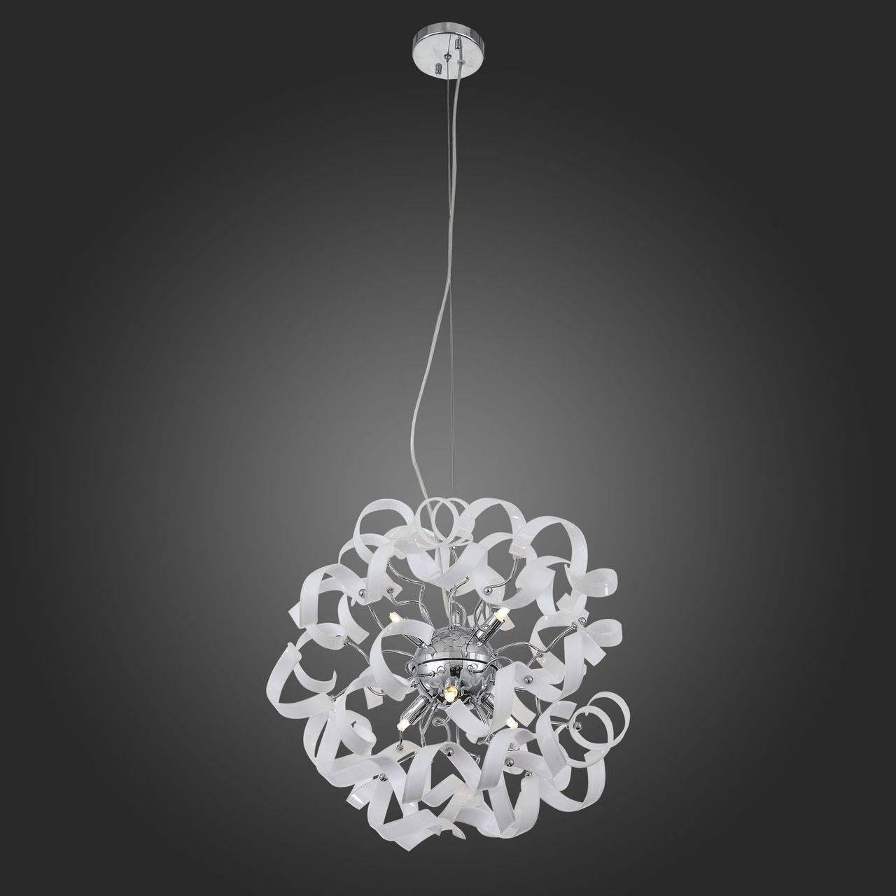 Подвесной светильник ST Luce Segreto SL SL452.503.06 ST LUCE ДИЗАЙНЕРСКИЕ, SEGRETO WHITE 072120 Прозрачный;серебро  - Вид №2