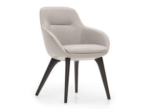 Кожаный мягкий стул