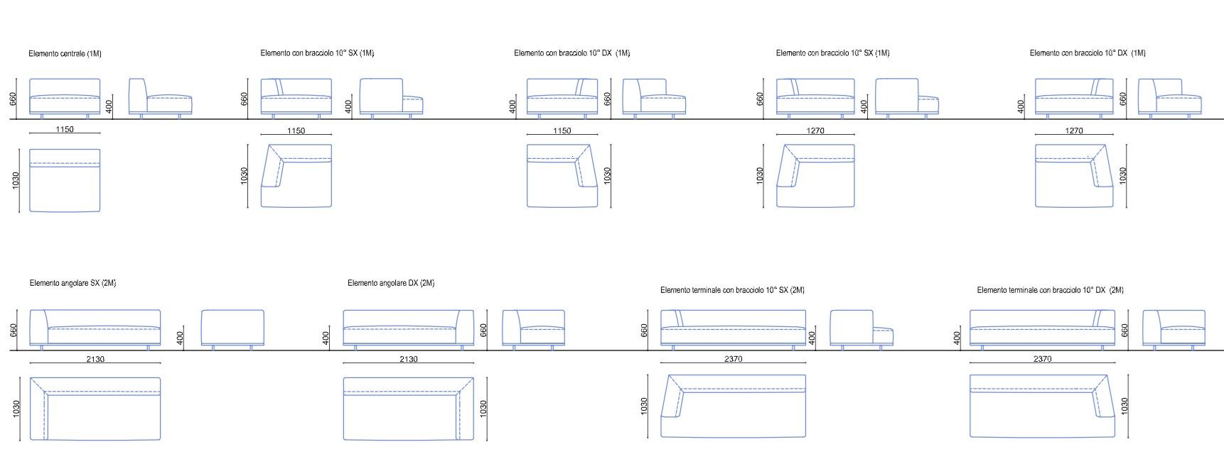Модульный тканевый диван DE PADOVA Alberese Wood ARCH-00084882 - Вид №18