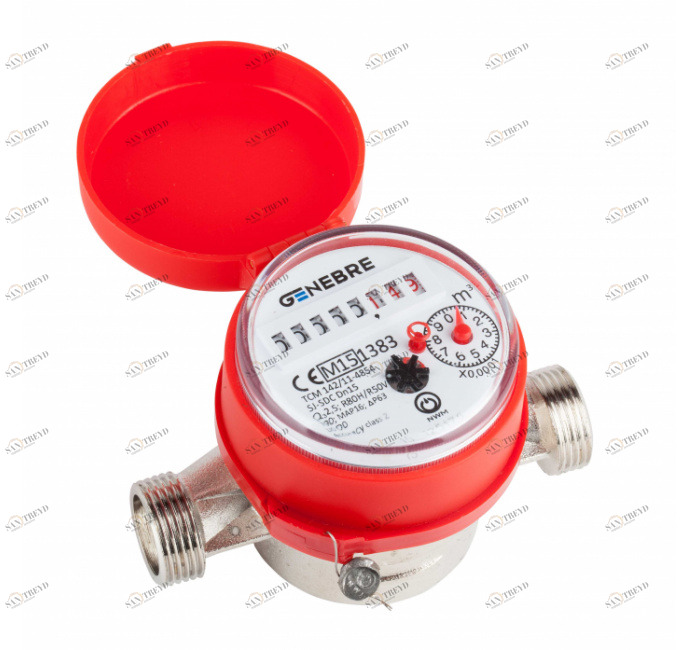 GENEBRE 6111c 05 Счетчик воды однопоточный (горячая вода) 