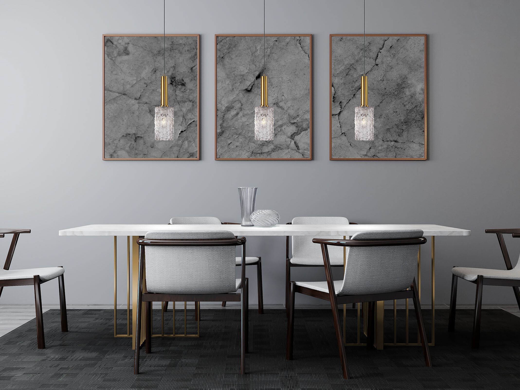 Стеклянный подвесной светильник Valaisin Grönlund Arctic ARCH-00083146 - Вид №1