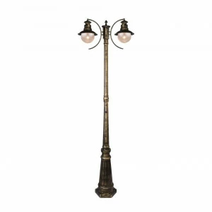 Садово-парковый светильник Arte Lamp Amsterdam A1523PA-2BN ARTE LAMP ФОНАРЬ 268959 Коричневый