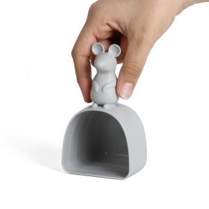 QL10327-GY Ложка мерная для риса lucky mouse Qualy