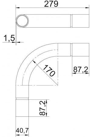 Трубопровод для электрических стальных систем OBO Bettermann BlackLine ARCH-00057934 - Вид №6
