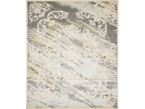 Шелковый прямоугольный ковер ручной работы