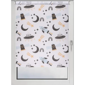 91759210 Рулонная штора Prakto Print 90x160 см цвет белый STLM-1024839