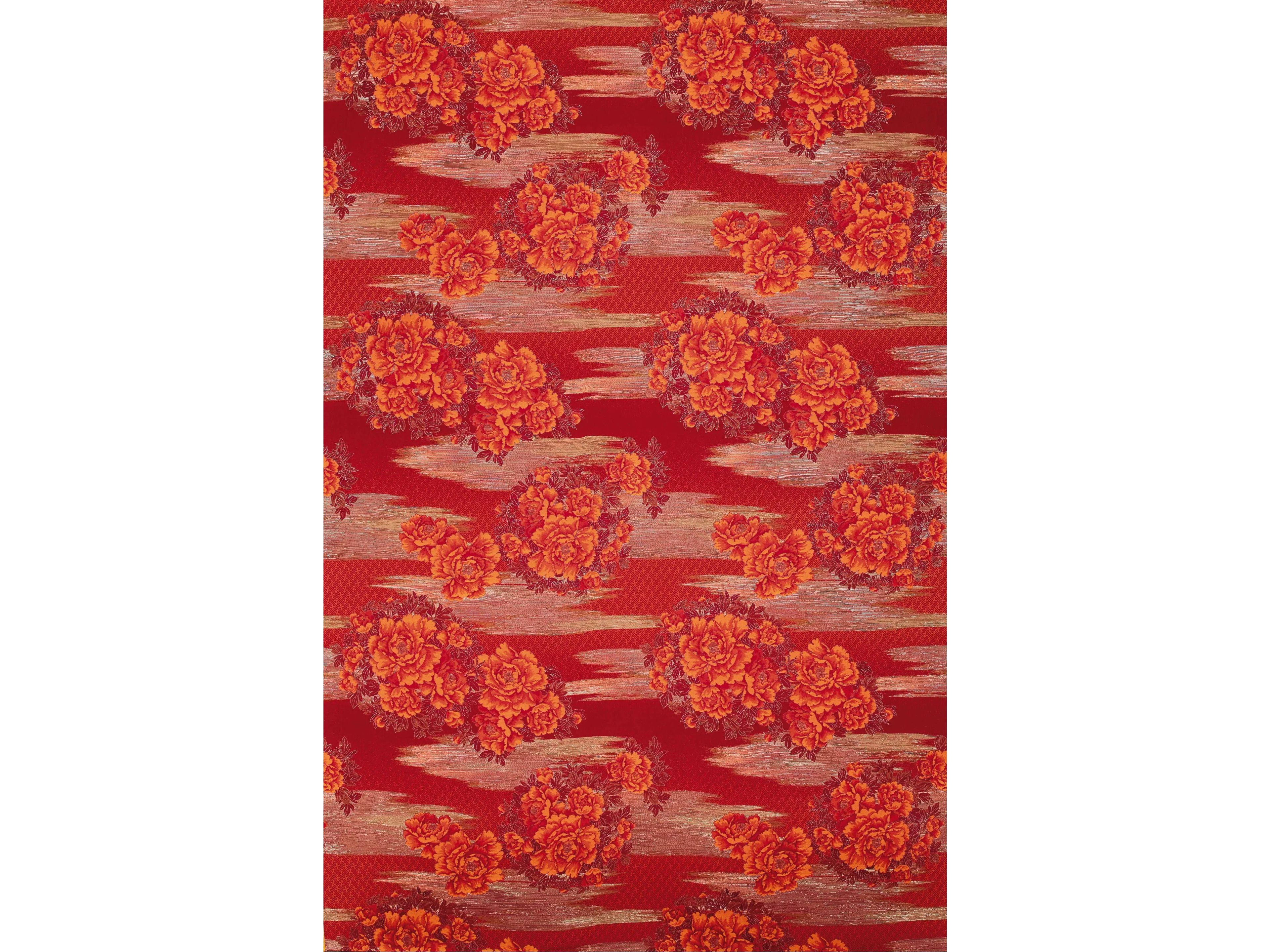 Жаккардовая ткань с цветочным рисунком K-3 Maiko ARCH-00153321 - Вид №1