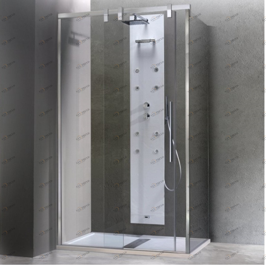 Душевой уголок Wing W01 100x70 см Karolitalia BLUBLEUWING01100X70