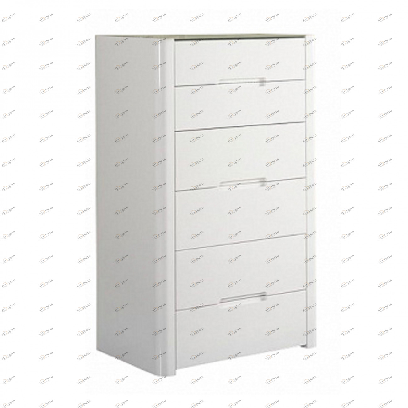 Комод белый высокий с 6 ящиками Bumblebee 3 ESF КОМОД BUMBLEBEE 043914 Белый 