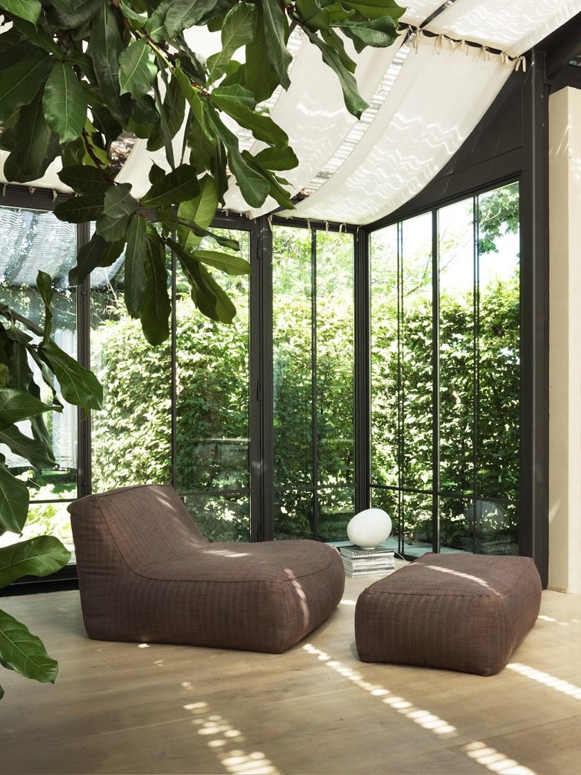 Verzelloni Мягкий пуф со съемным чехлом из ткани Zoe more sun-id-1419926 - Вид №1