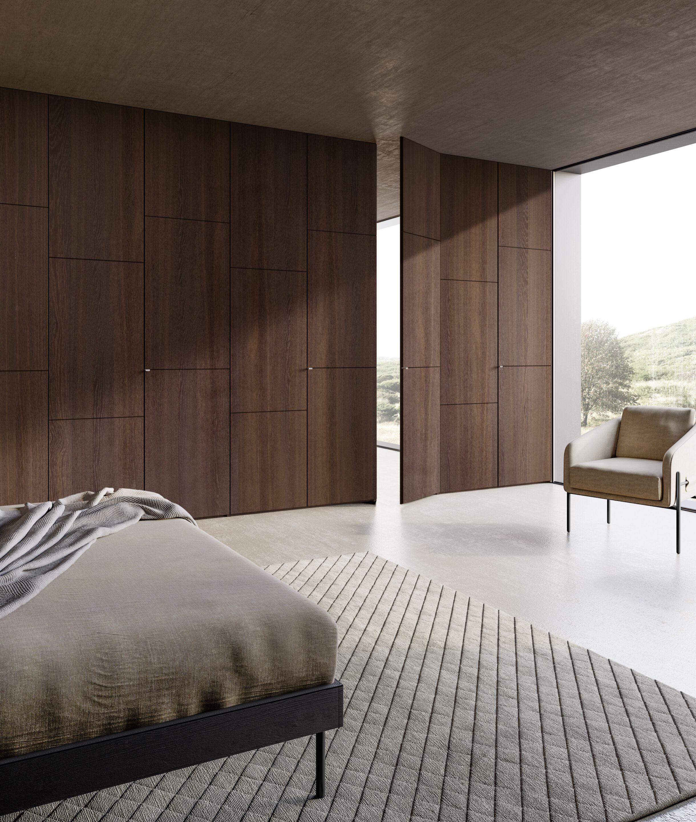 Секционный шкаф с деревянной распашной дверью Dall'Agnese Wardrobe Collection ARCH-00129547 - Вид №1