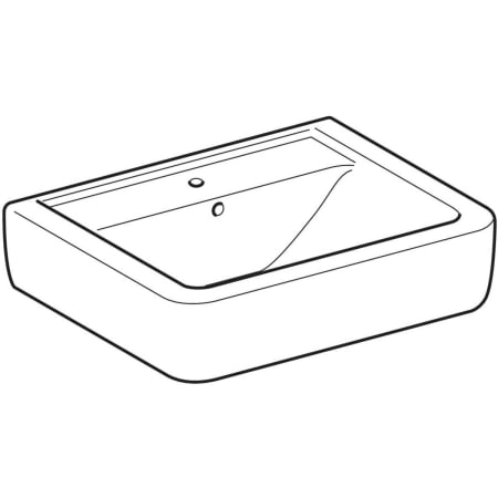 225161000 Накладная раковина Geberit Renova Plan Geberit  - Вид №10