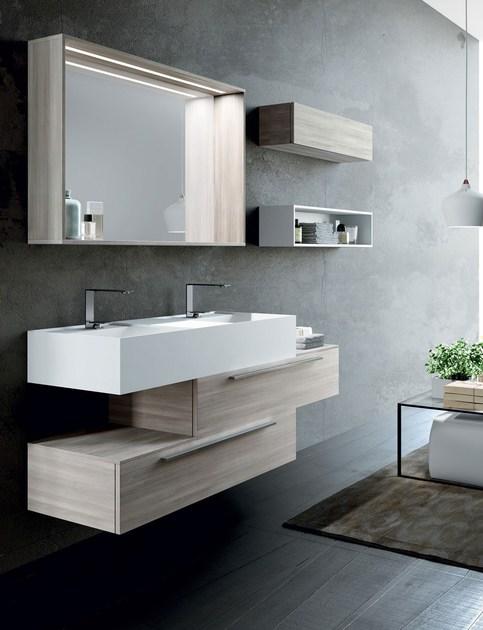 LASA IDEA Тумба под умывальник с зеркалом Syn sun-id-1447685 - Вид №1