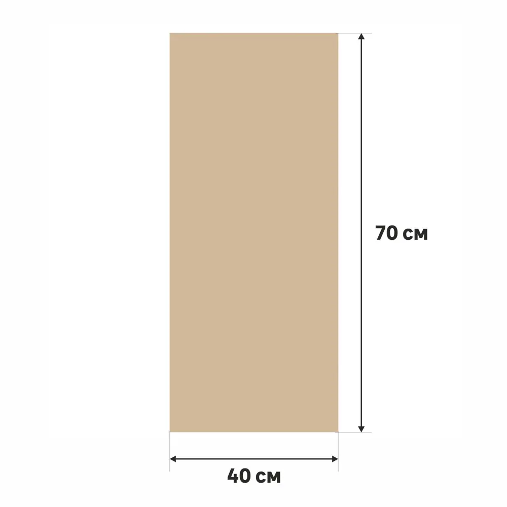 Дверь для шкафа Delinia «Капучино» 40x70 см, ЛДСП, цвет бежевый STLM-2074944 - Вид №1