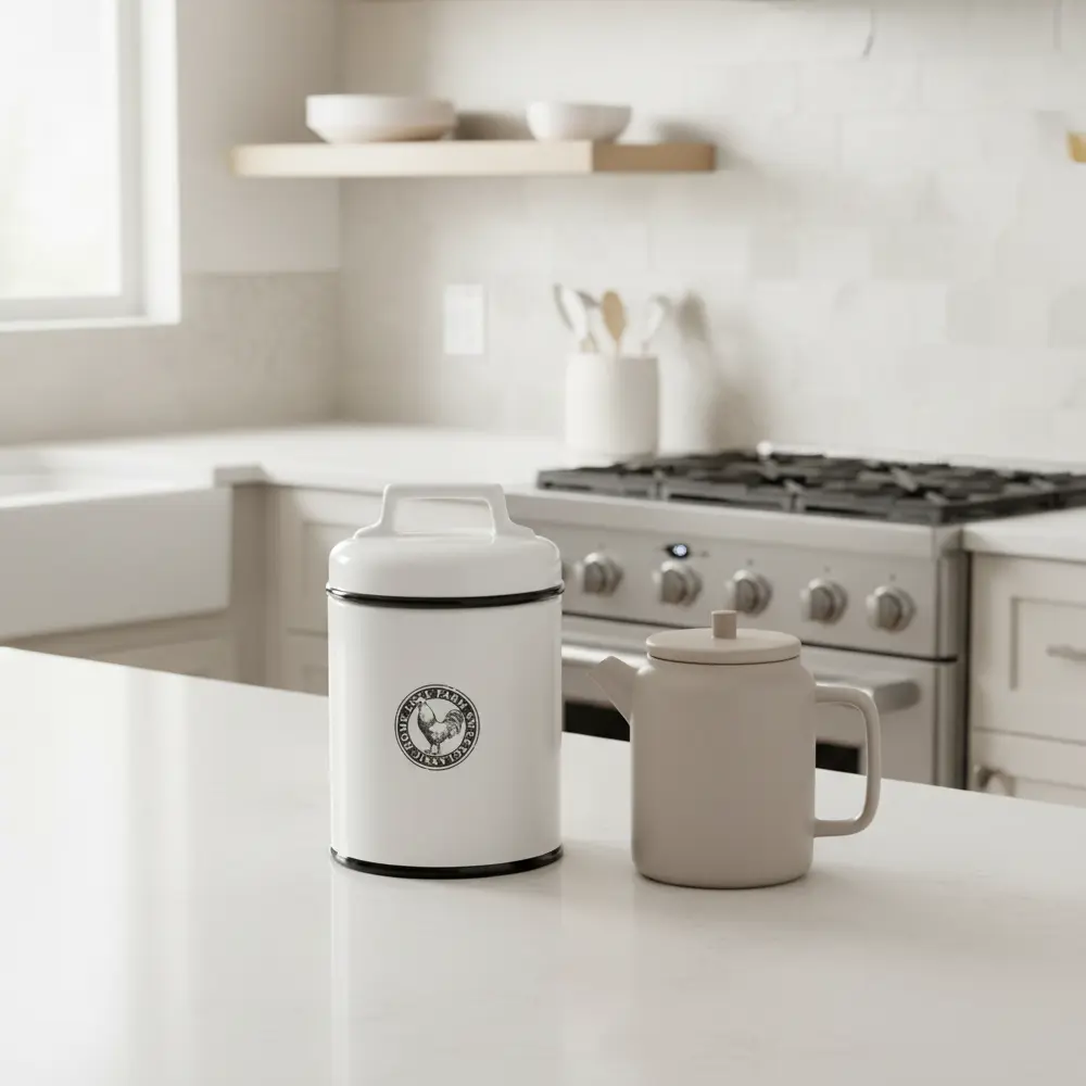 Банка для специй 1 л Vidage с крышкой керамика цвет бежевый Santreyd STLM-2063078