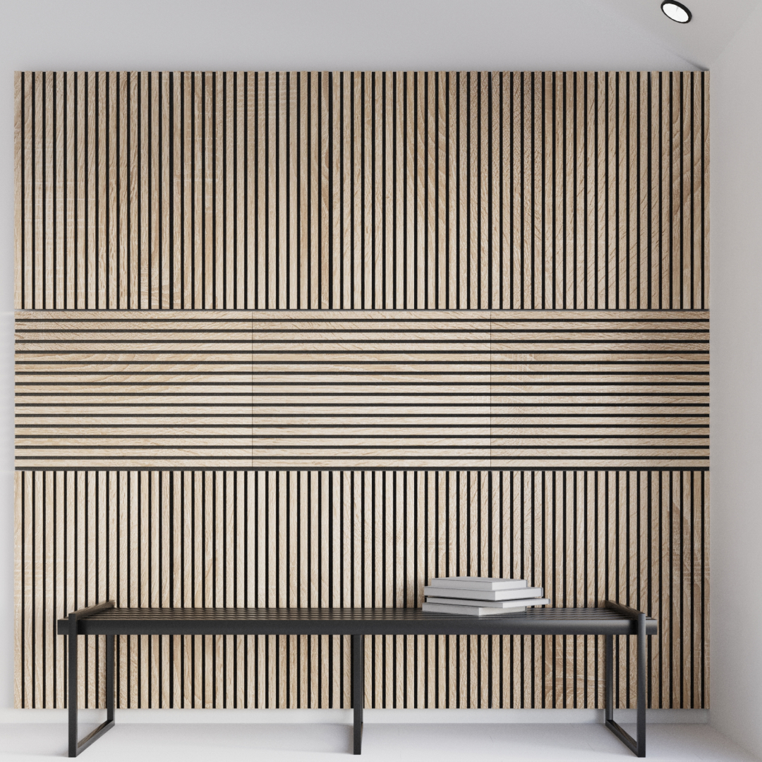 Панель Стеновая Акустическая Stella Trend Standart Дуб Сонома 900х600х21 (уп.1шт.) STSR-06 - Вид №1