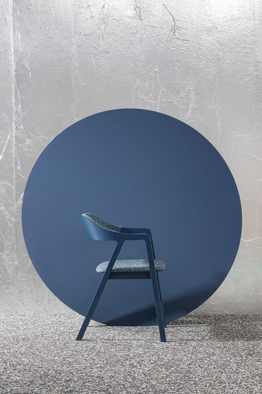 Billiani Стул из ясеня и ткани Layer 090 - Вид №6