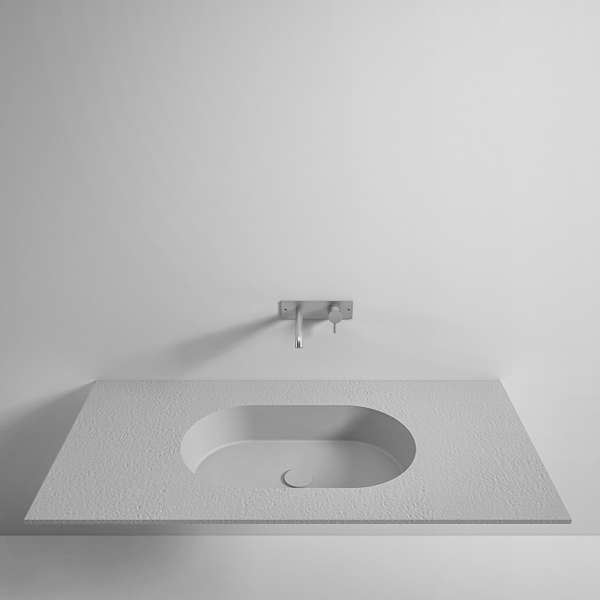 Rexa Design Korakril ™ Stone с умывальником овальной формы REXA-ST107 