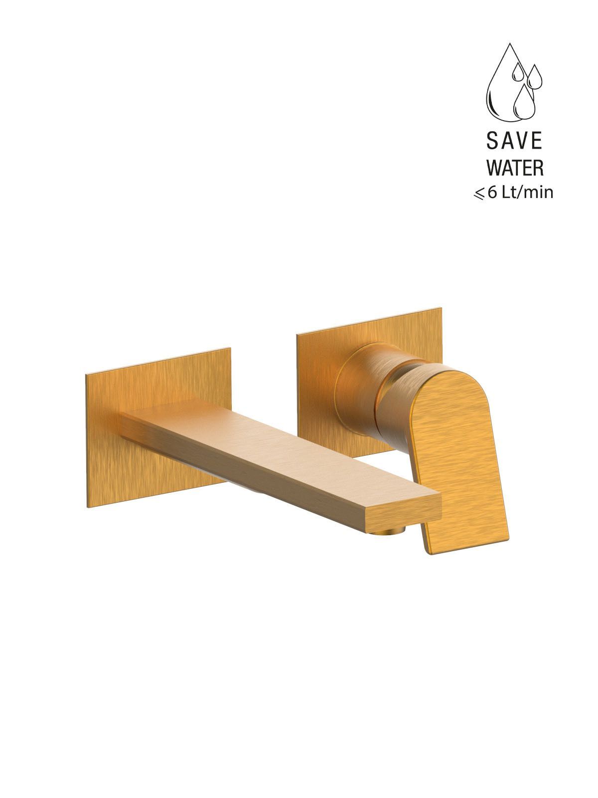 Настенный однорычажный смеситель для раковины без слива Rubinetterie Frattini Gintonic ARCH-00097178 - Вид №13