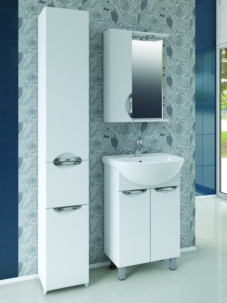 Зеркало Callao 500 левое, со спотом500⨉150⨉700 мм белый VIGO sun-id-665276 - Вид №3