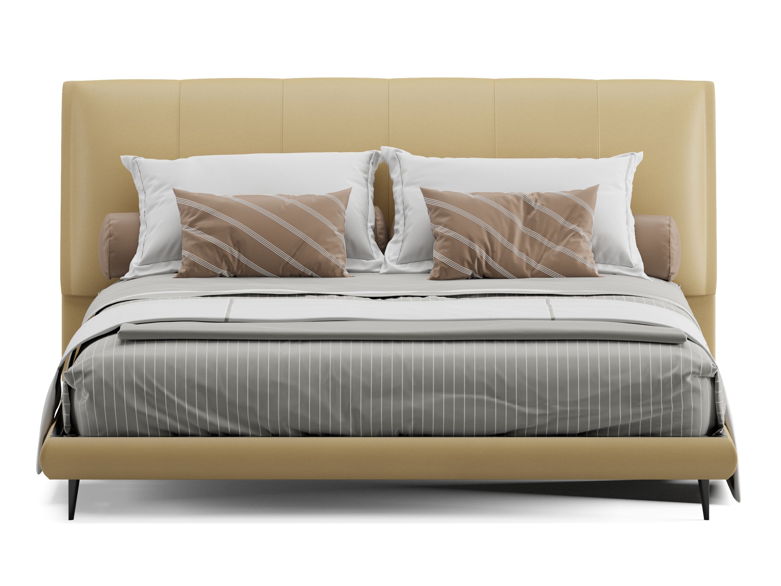 Кожаная двуспальная мягкая кровать Ersa CREDO ARCH-00132856 - Вид №1