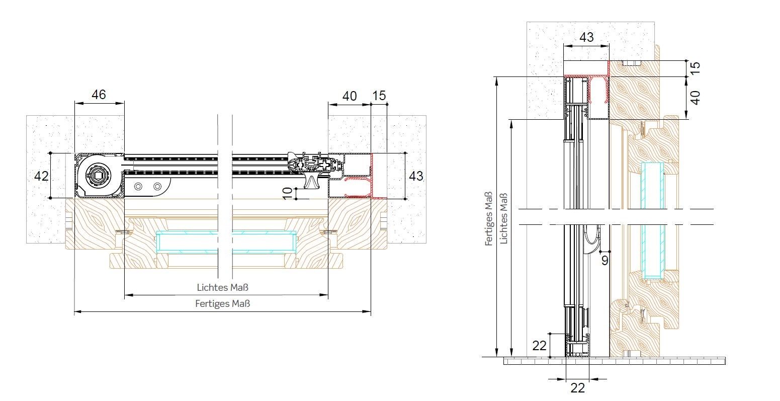 Боковая встраиваемая москитная сетка Mv Line Zanzariere - Incasso Laterale ARCH-00007411