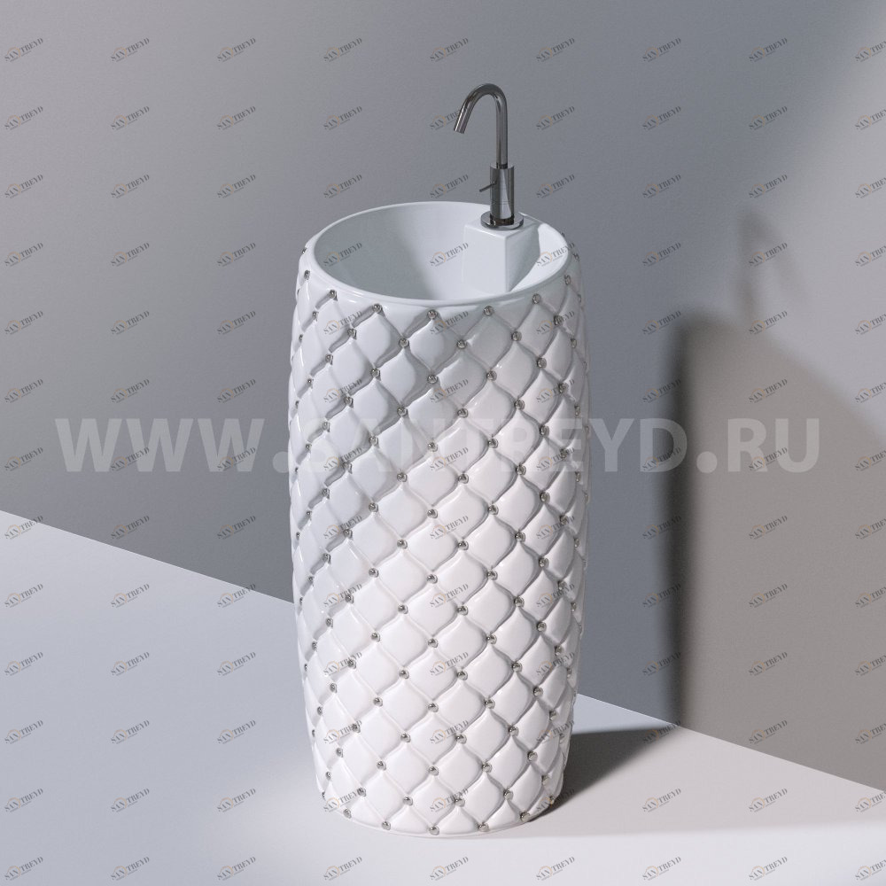 L108T0R1VP.100P Напольная раковина стоящая круглая A. e T. Italia CLASS AeT ITALIA GLASS