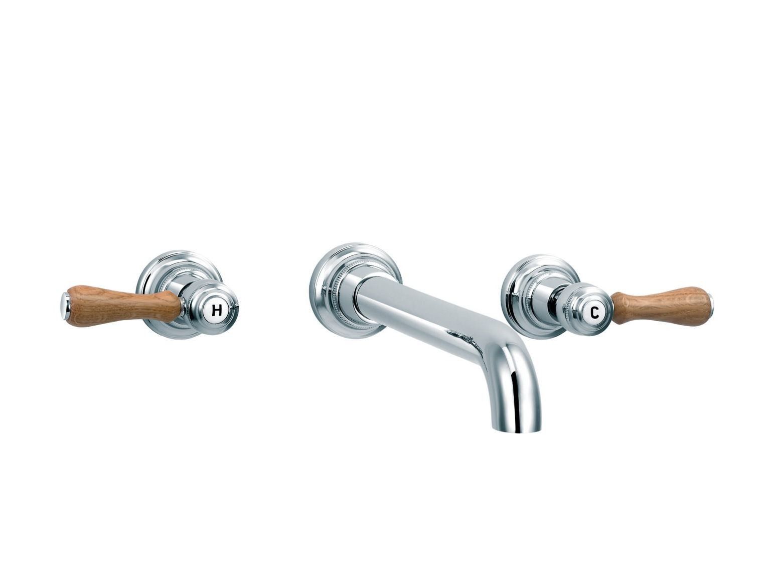 Настенный смеситель для ванны с 3 отверстиями rvb 1935 WOOD ARCH-00079806 - Вид №1