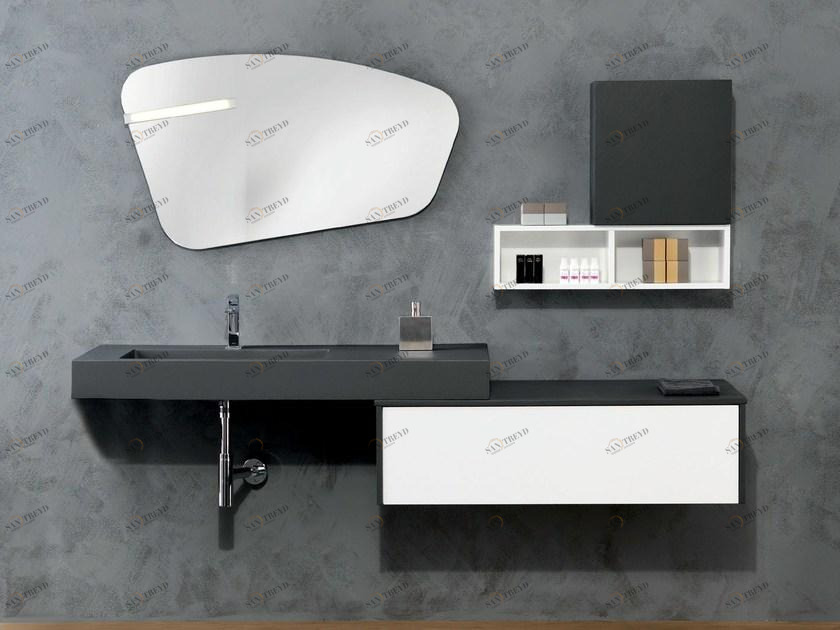 Mobiltesino Тумба под умывальник, лакированная Velvet sun-id-1495002