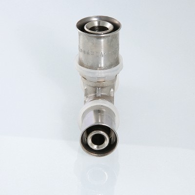 VTm.231.N.322032 Пресс-фитинг – тройник Valtec 32 х 20 х 32 мм  - Вид №6