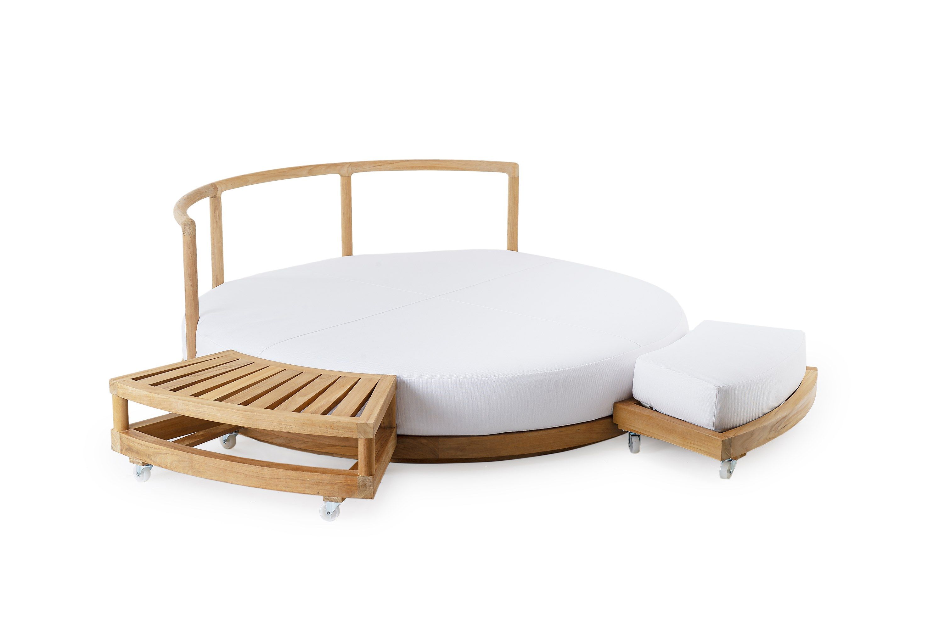 Садовая кровать из акрила и тика Unopiù Pevero ARCH-00132400 - Вид №2