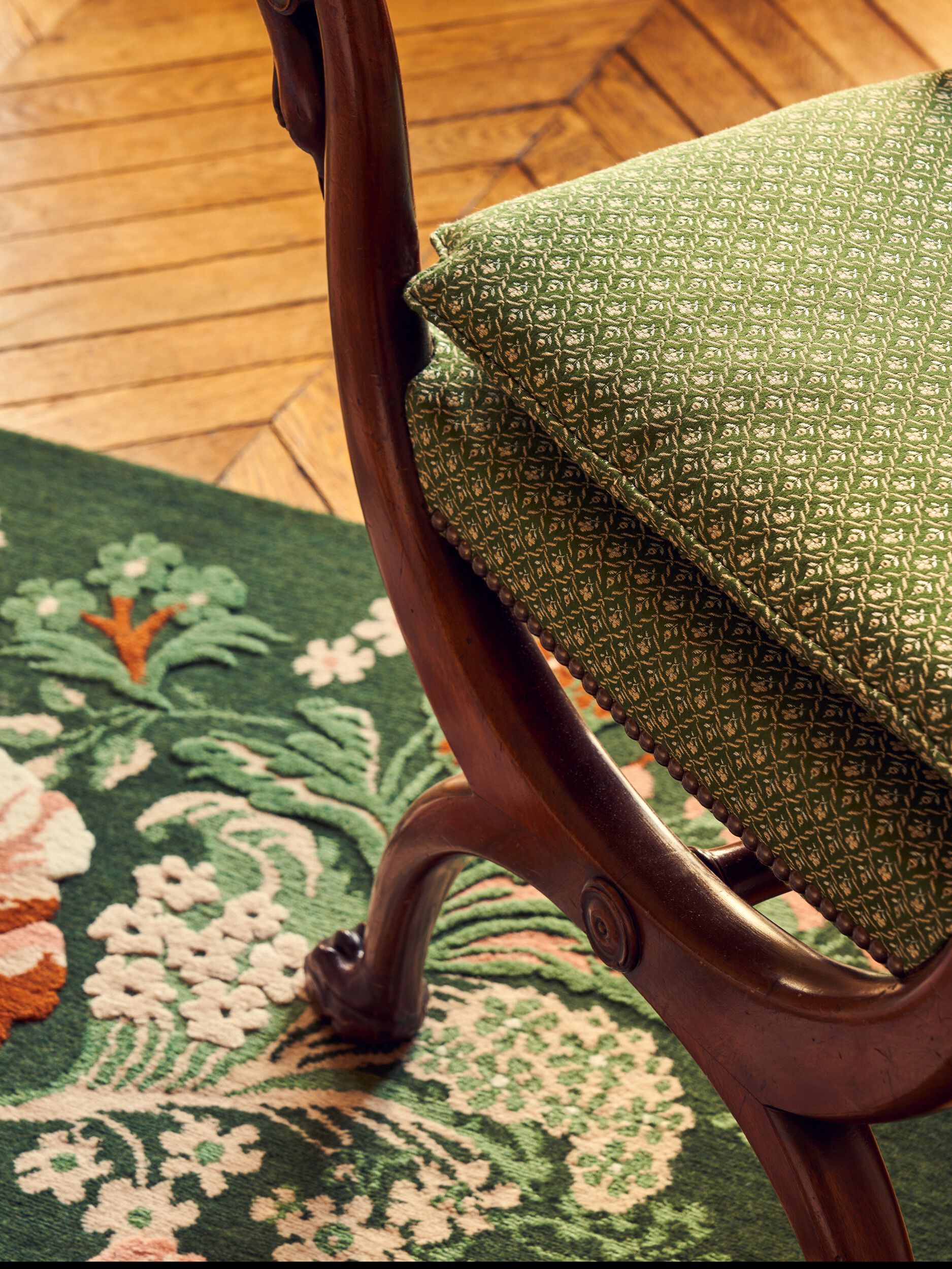 Хлопчатобумажная ткань для штор с цветочным рисунком LELIEVRE Quenin-Belle Époque ARCH-00045100 - Вид №20