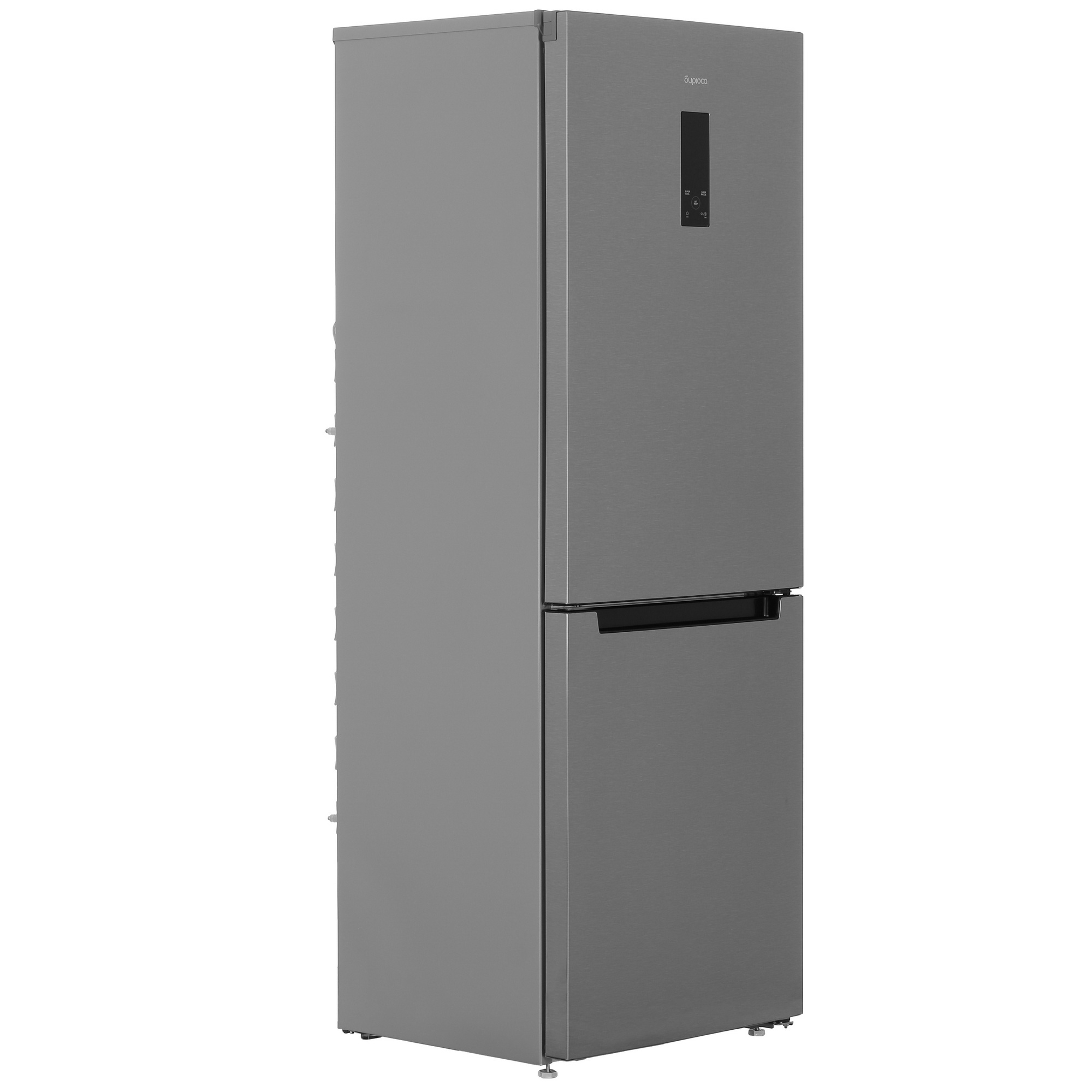 9066254 Холодильник с морозильником   Бирюса C920NF серебристый STDN-0081074