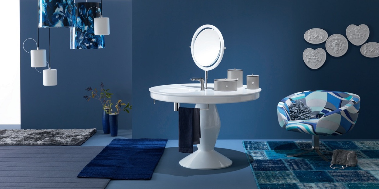 Комплект мебели YVAN цвет жемчужно белый Ypsilon VANITY FVBL - Вид №10