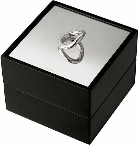 10527654 Christofle Шкатулка 12,7см "Вертиго" (посеребрение) Посеребрение 