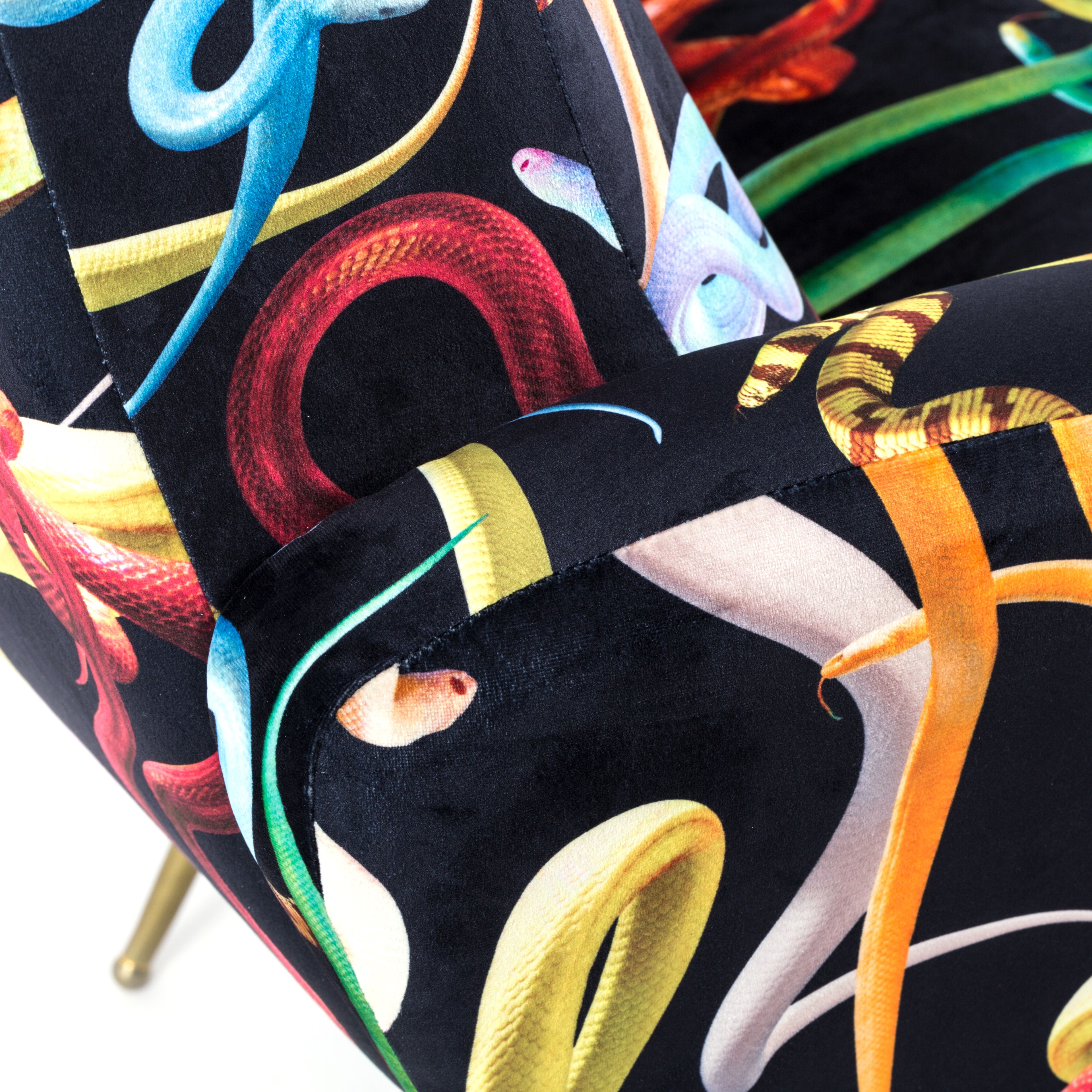 Тканевое кресло с подлокотниками Seletti Seletti wears Toiletpaper ARCH-00127886 - Вид №6