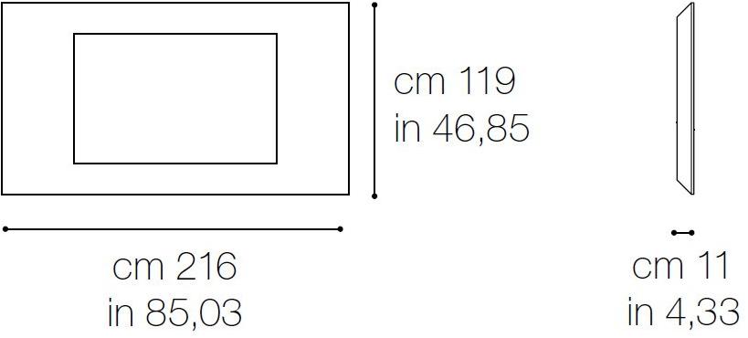 Grilli Подвесная тумба под ТВ Quadro 772210 - Вид №2