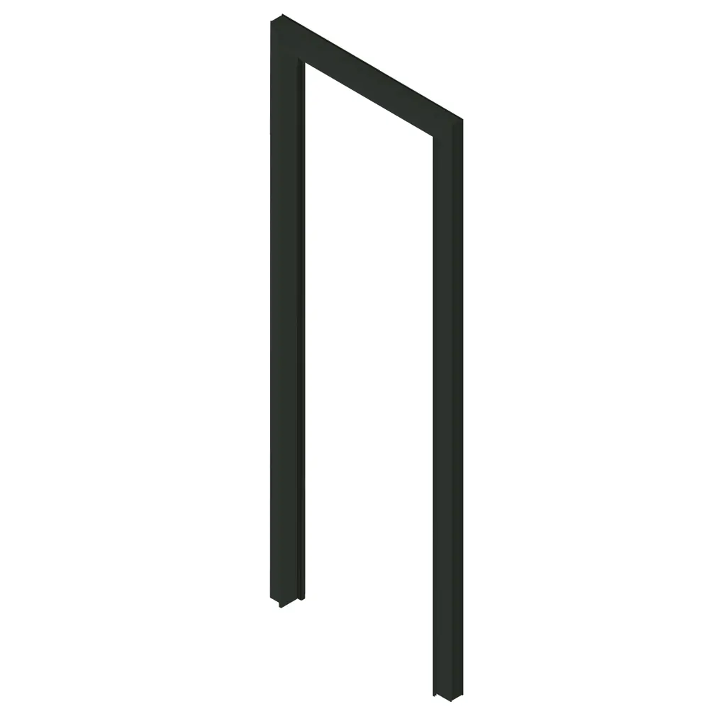 Дверная коробка с петлями в комплекте Invisible R 2400x59x45 черный (2.5 шт.) 89391366 STLM-2147313 VELLDORIS  - Вид №1