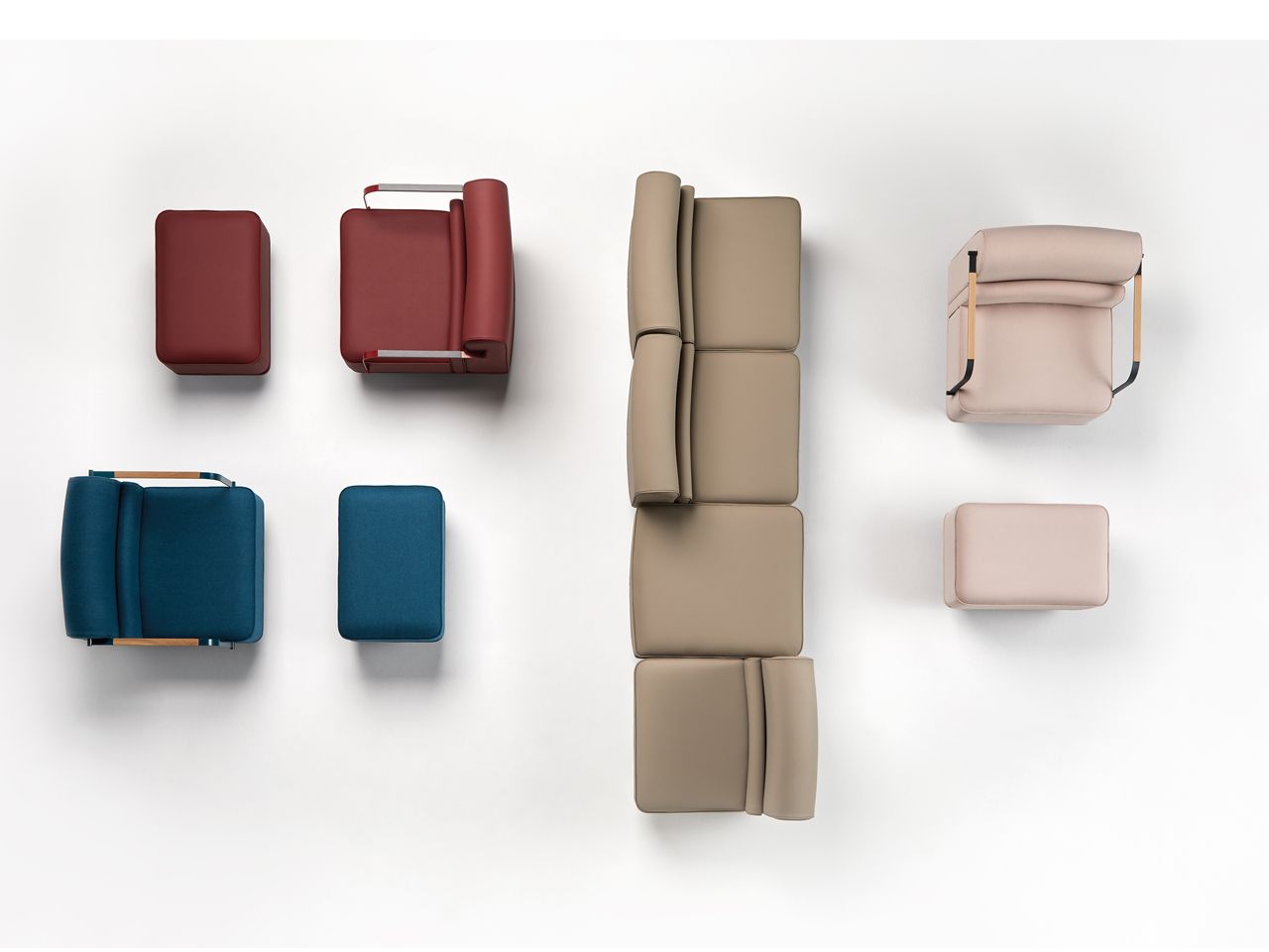 Тканевое кресло с подлокотниками Mobboli Alpe ARCH-00105279 - Вид №5