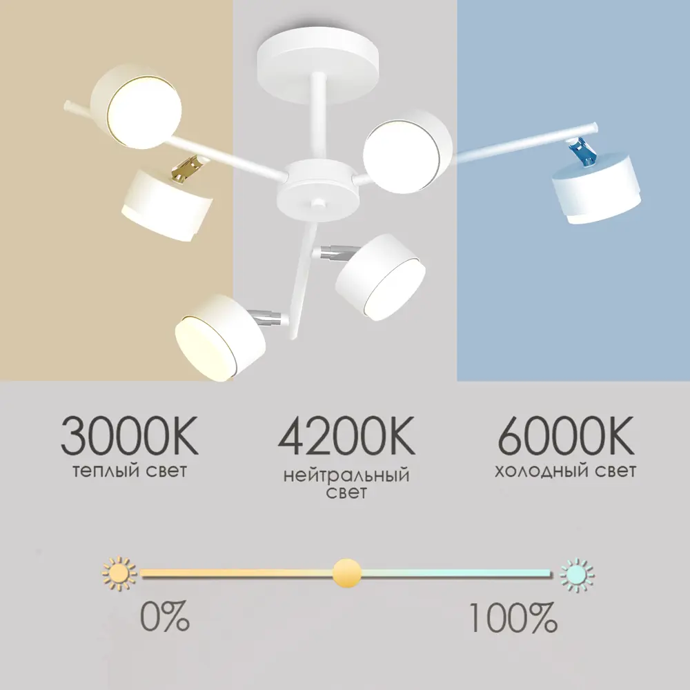 Люстра СЕМЬ ОГНЕЙ Грет - индустриальный стиль лофт с 6 плафонами 89421933 STLM-1567932 - Вид №4