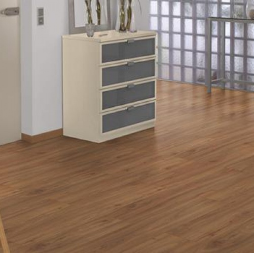 Виниловый ламинат EGGER Design+ Коричневый Дуб с брашью (Текстурированная) 1295х243 мм EPD012 - Вид №1