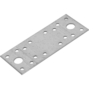 Пластина крепежная оцинкованная 130x1.8x53 мм, 15 шт.