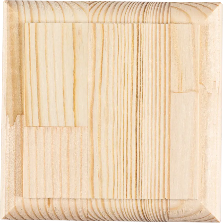 Santreyd - Декоративная крышка для столба из натуральной сосны 100×100 мм 81990096